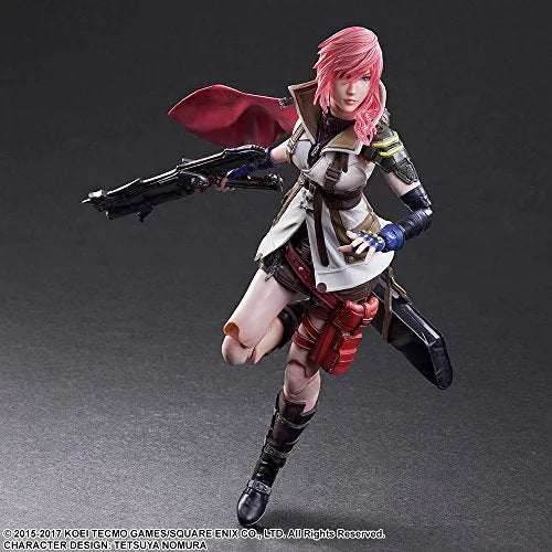 Dissidia Final Fantasy - Lightning - Play Arts Kaiㅤ – Square Enix – ActionFigureBrasil