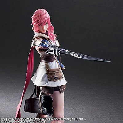 Dissidia Final Fantasy - Lightning - Play Arts Kaiㅤ – Square Enix – ActionFigureBrasil — acessórios