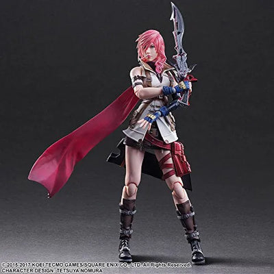 Dissidia Final Fantasy - Lightning - Play Arts Kaiㅤ – Square Enix – ActionFigureBrasil — ambientada