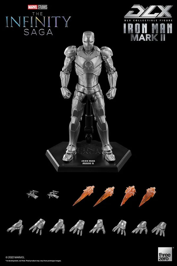 DLX Iron Man Mark 2 – Threezero – ActionFigure Brasil