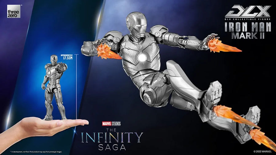 DLX Iron Man Mark 2 – Threezero – ActionFigure Brasil