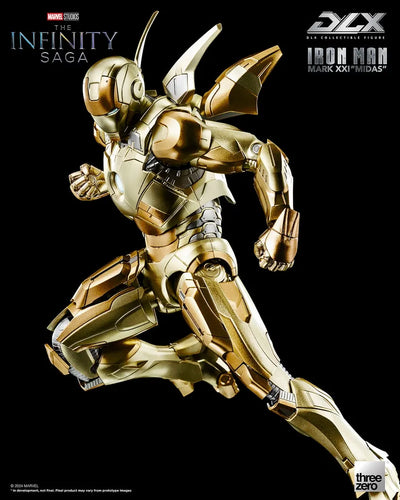 DLX Iron Man Mark 21 “Midas” – Threezero – ActionFigure Brasil — embalagem