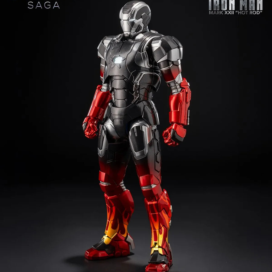 DLX Iron Man Mark 22 “Hot Rod” – Threezero – ActionFigure Brasil