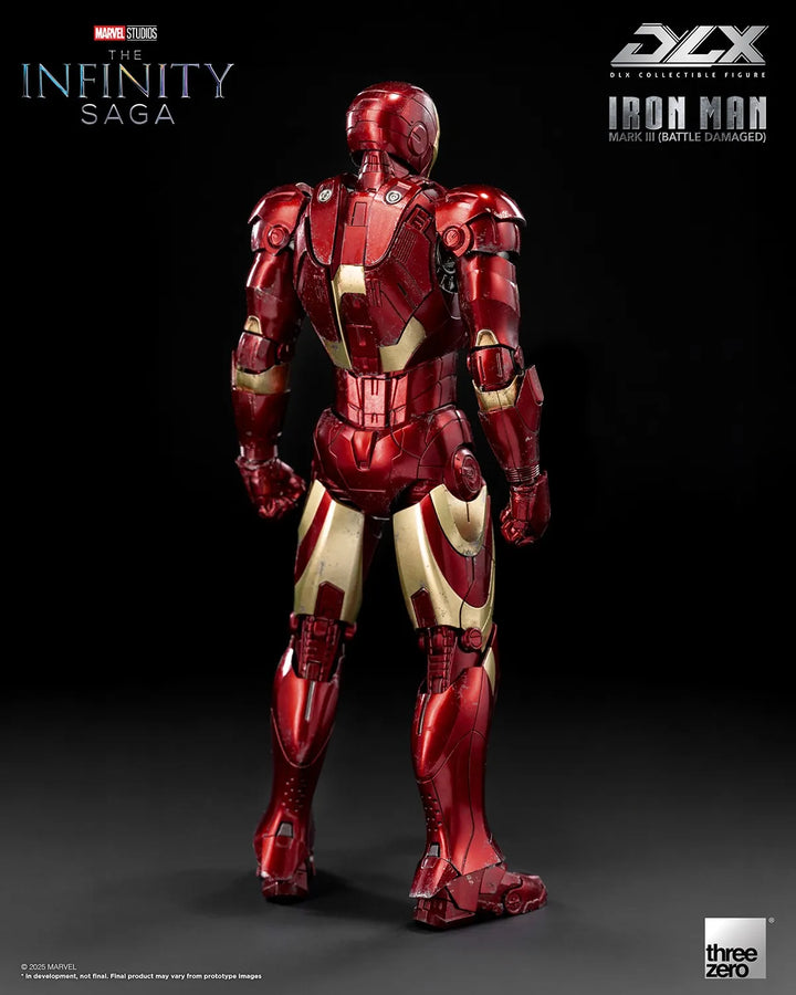 DLX Iron Man Mark 3 (Battle Damaged) – Threezero – ActionFigure Brasil