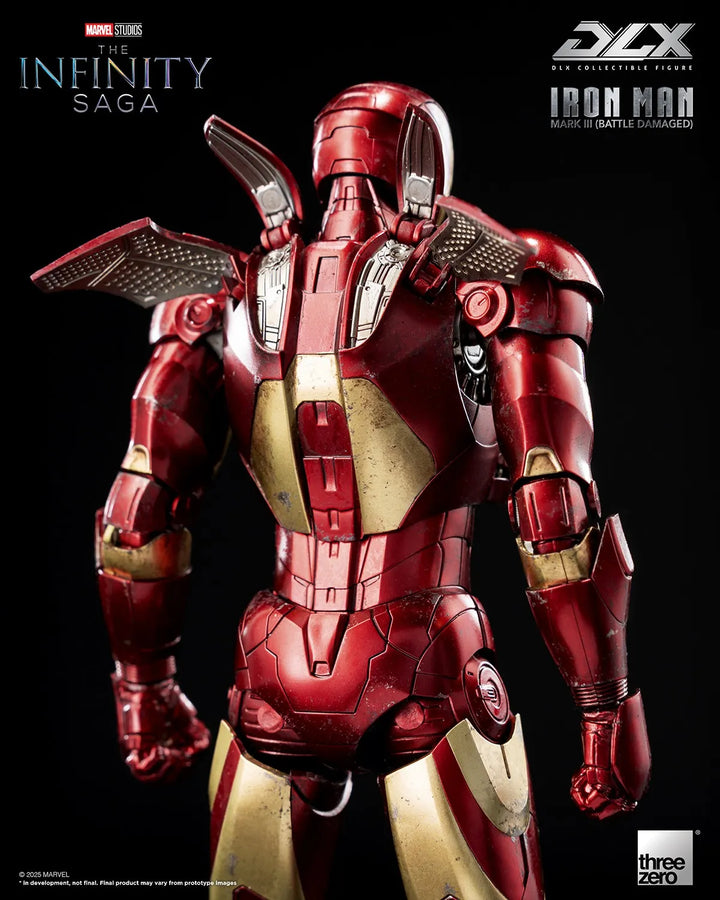 DLX Iron Man Mark 3 (Battle Damaged) – Threezero – ActionFigure Brasil