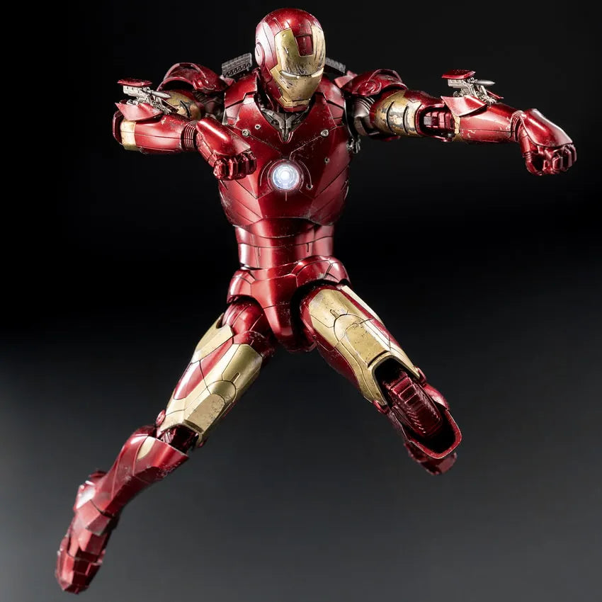 DLX Iron Man Mark 3 (Battle Damaged) – Threezero – ActionFigure Brasil