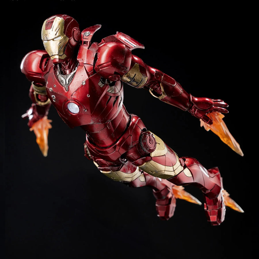 DLX Iron Man Mark 3 (Battle Damaged) – Threezero – ActionFigure Brasil