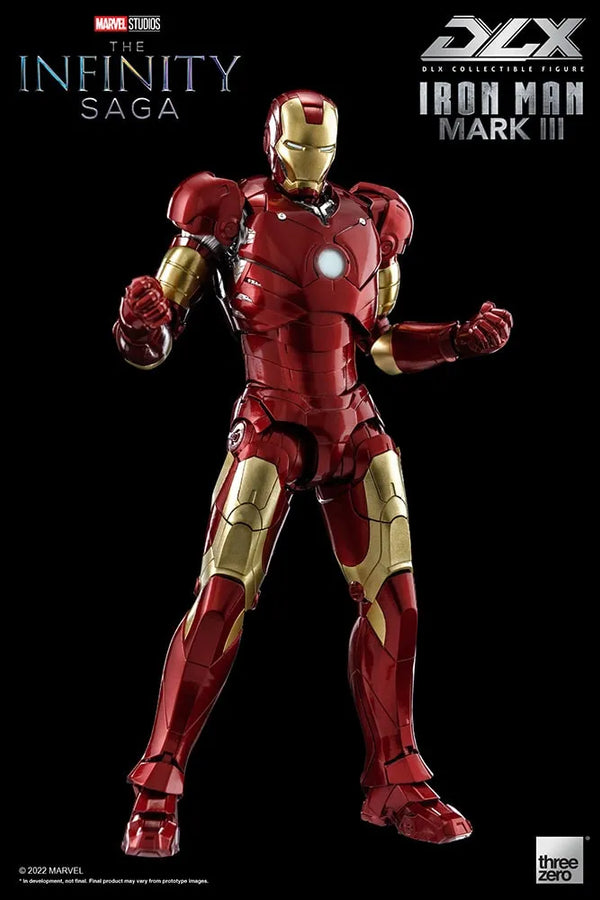 DLX Iron Man Mark 3 – Threezero – ActionFigure Brasil