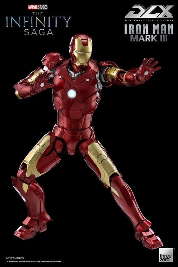 DLX Iron Man Mark 3 – Threezero – ActionFigure Brasil