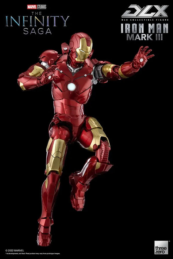 DLX Iron Man Mark 3 – Threezero – ActionFigure Brasil