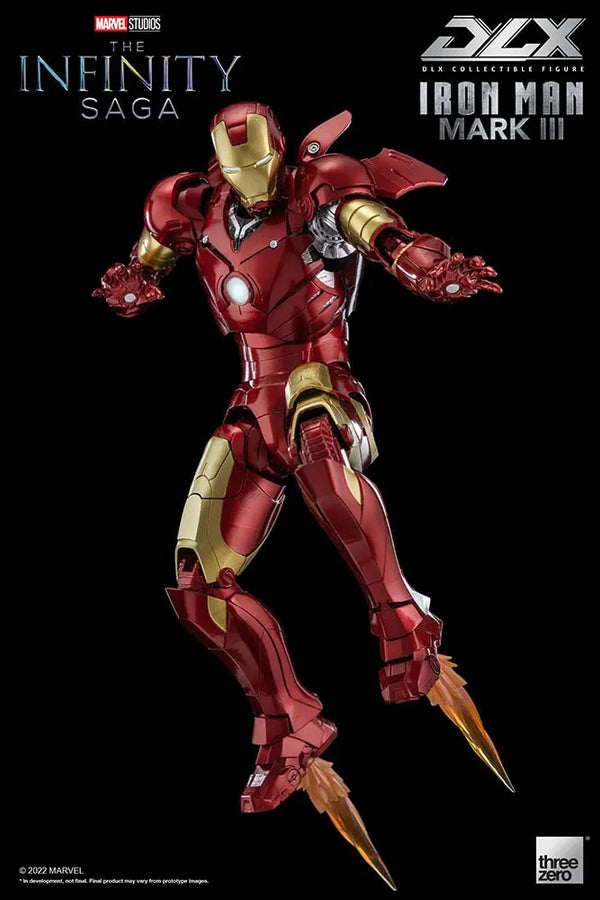 DLX Iron Man Mark 3 – Threezero – ActionFigure Brasil