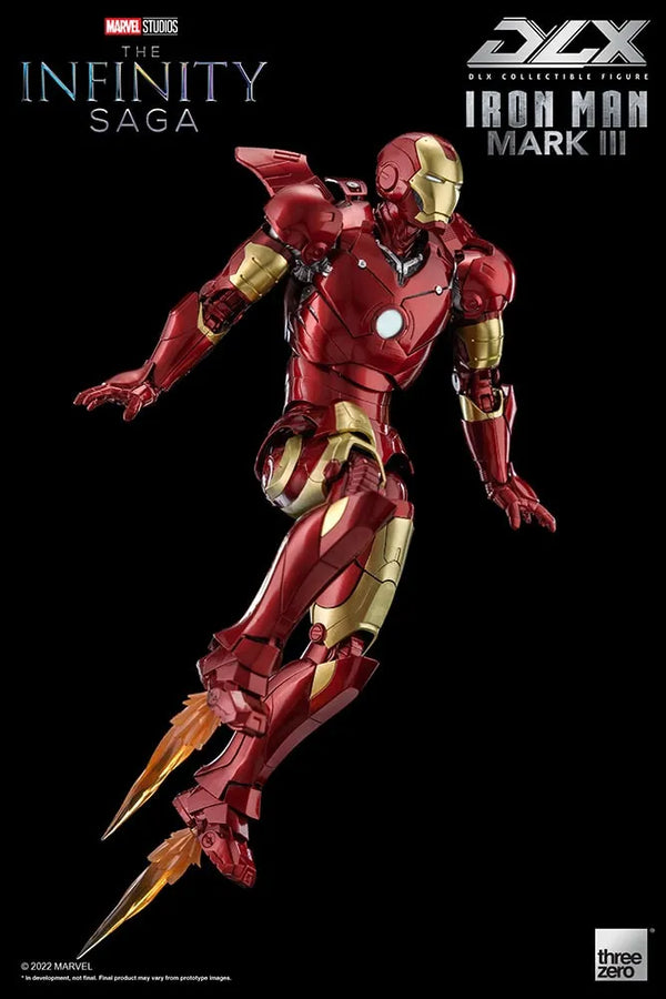 DLX Iron Man Mark 3 – Threezero – ActionFigure Brasil