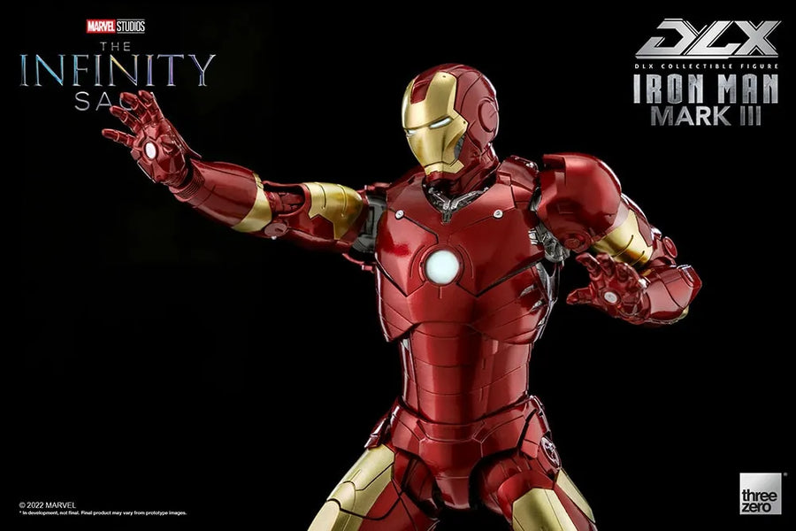 DLX Iron Man Mark 3 – Threezero – ActionFigure Brasil