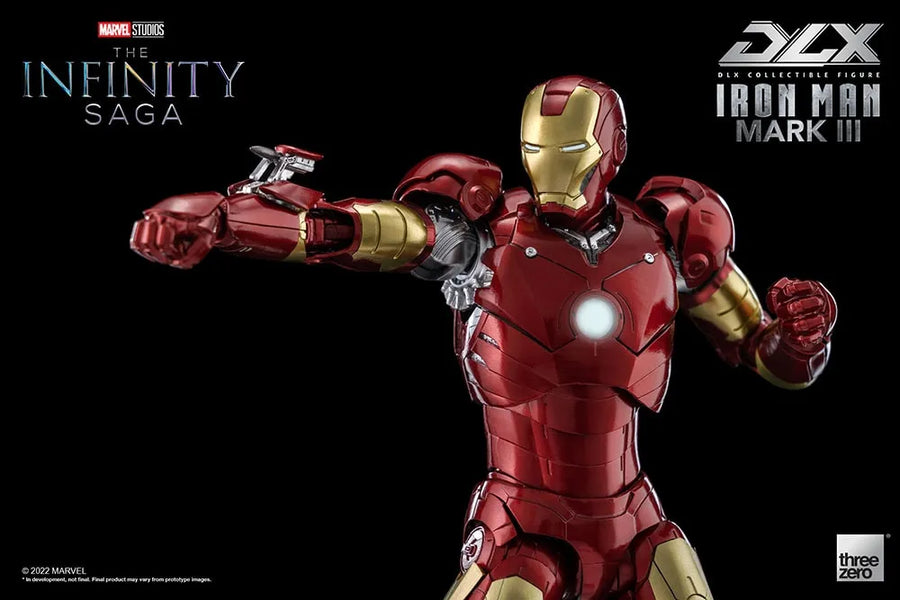 DLX Iron Man Mark 3 – Threezero – ActionFigure Brasil