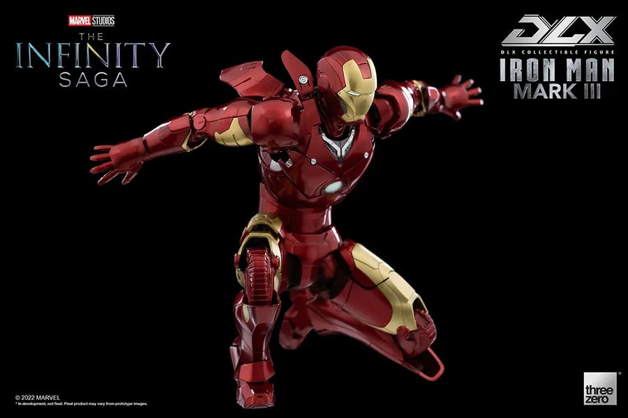 DLX Iron Man Mark 3 – Threezero – ActionFigure Brasil