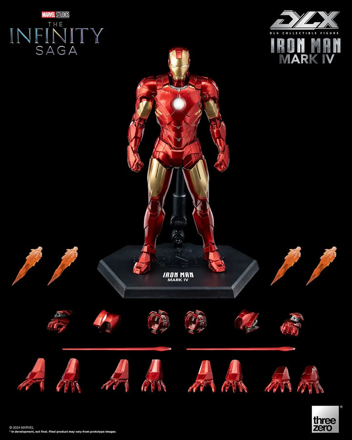 DLX Iron Man Mark 4 – Threezero – ActionFigure Brasil