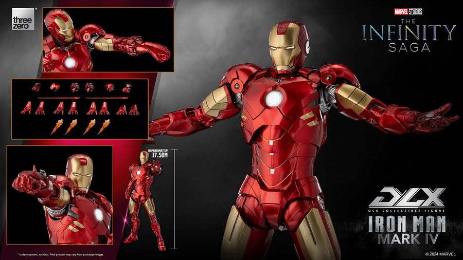 DLX Iron Man Mark 4 – Threezero – ActionFigure Brasil