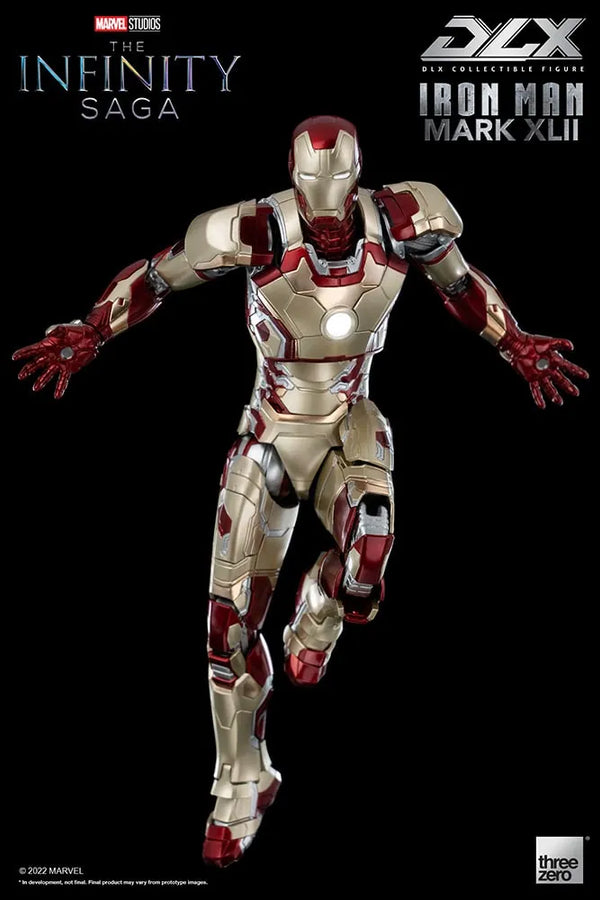 DLX Iron Man Mark 42 – Threezero – ActionFigure Brasil