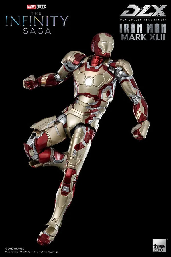 DLX Iron Man Mark 42 – Threezero – ActionFigure Brasil
