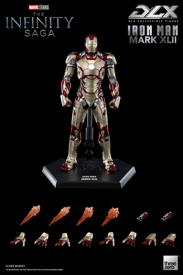 DLX Iron Man Mark 42 – Threezero – ActionFigure Brasil