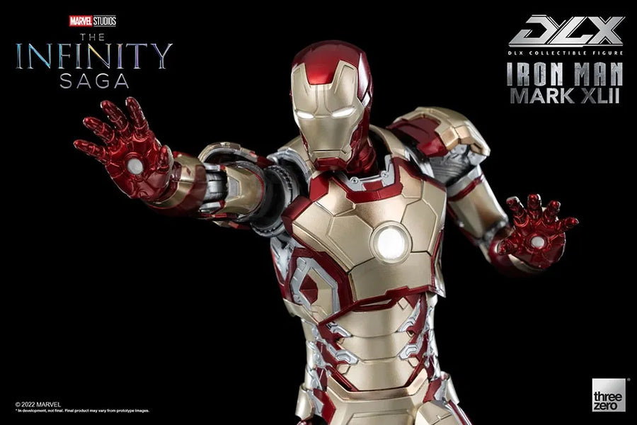 DLX Iron Man Mark 42 – Threezero – ActionFigure Brasil