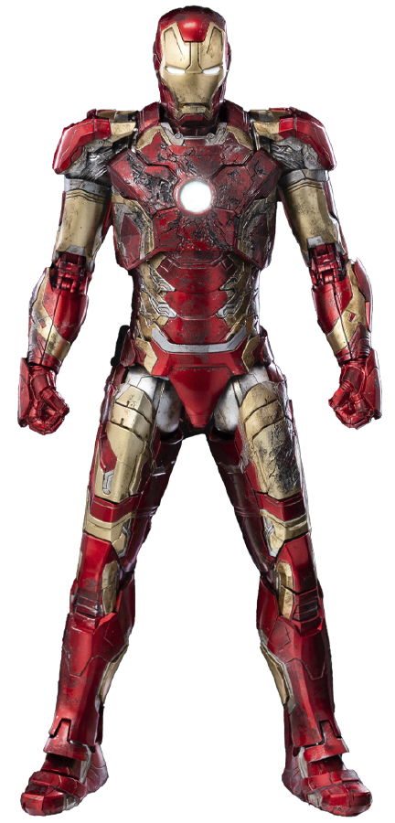 DLX Iron Man Mark 43 (Battle Damage) – Threezero – ActionFigure Brasil