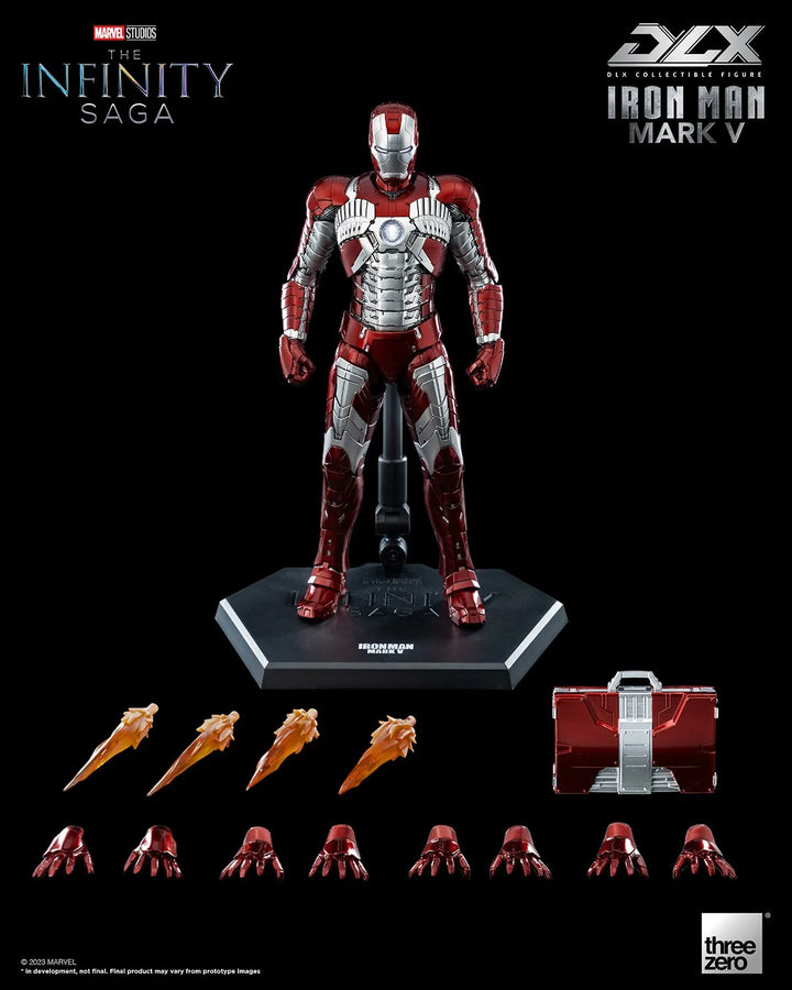 DLX Iron Man Mark 5 – Threezero – ActionFigure Brasil