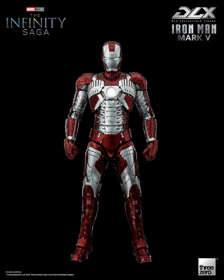 DLX Iron Man Mark 5 – Threezero – ActionFigure Brasil