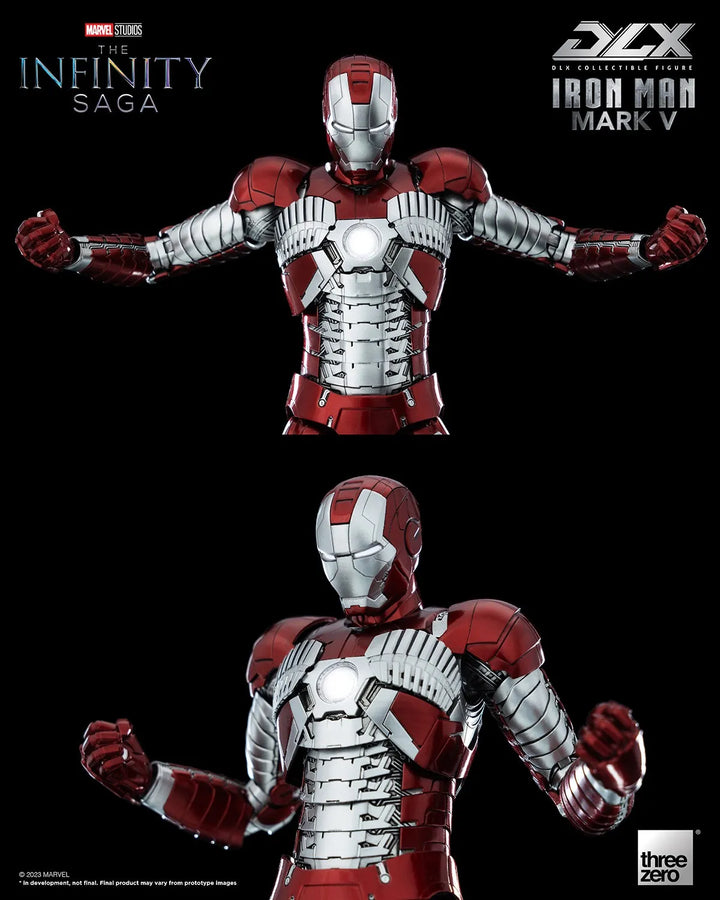 DLX Iron Man Mark 5 – Threezero – ActionFigure Brasil