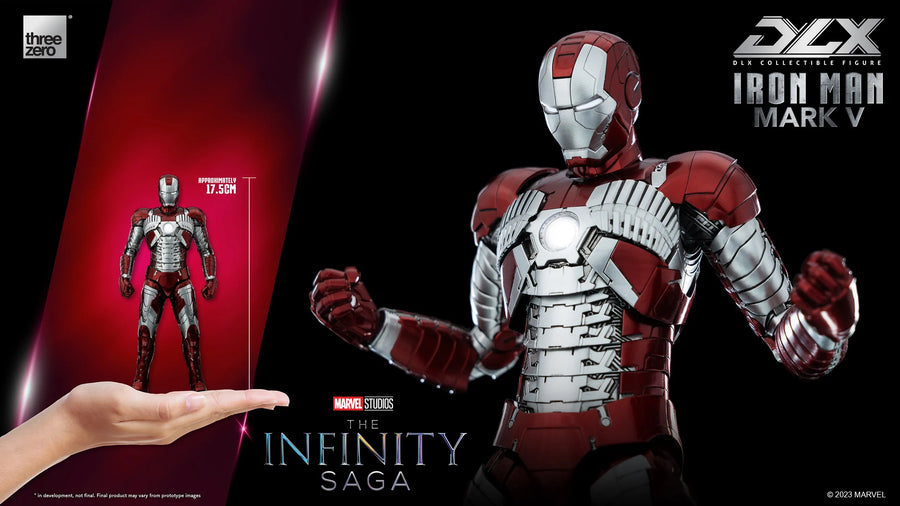 DLX Iron Man Mark 5 – Threezero – ActionFigure Brasil