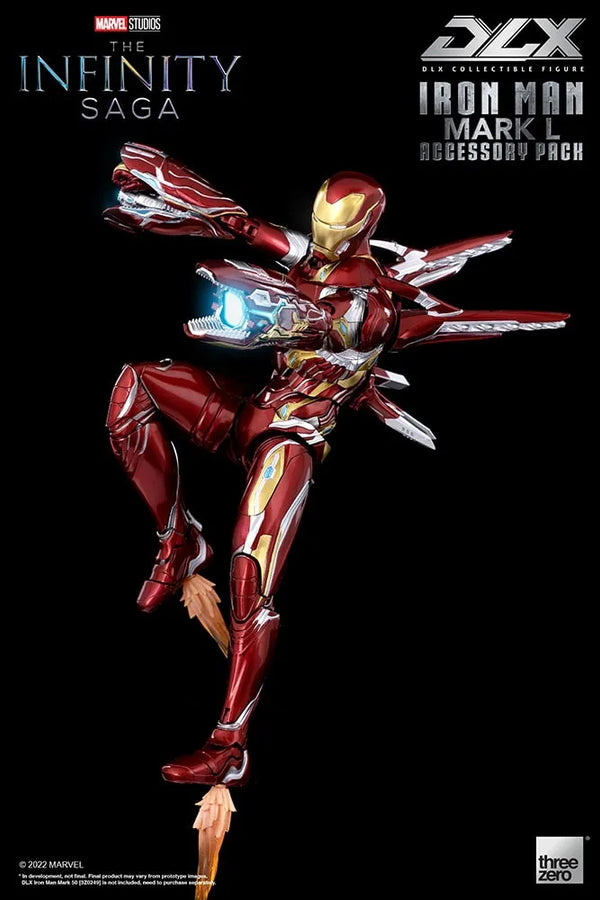 DLX Iron Man Mark 50 Accessory Pack – Threezero – ActionFigure Brasil