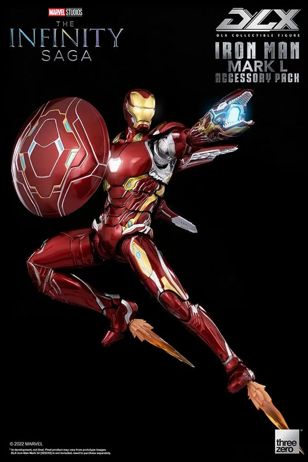 DLX Iron Man Mark 50 Accessory Pack – Threezero – ActionFigure Brasil