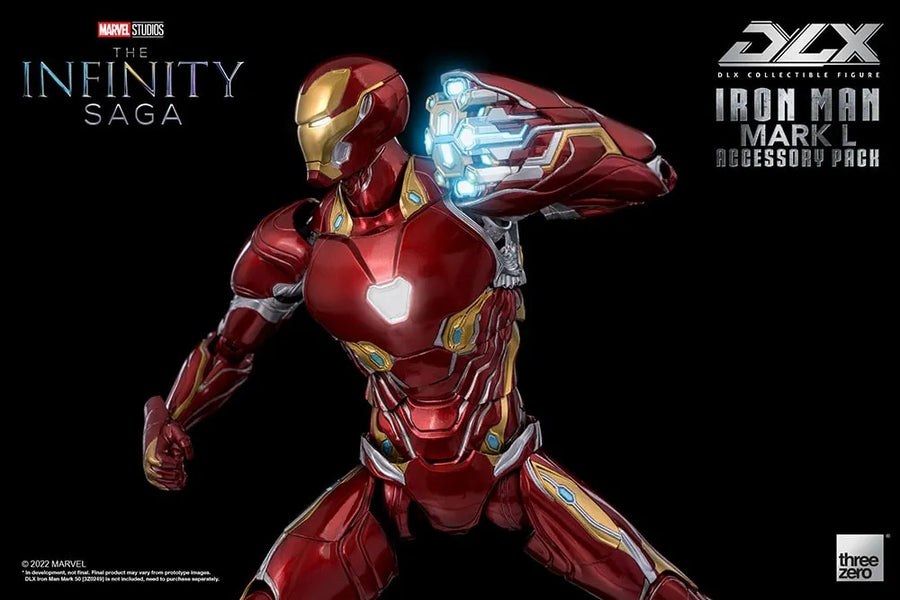 DLX Iron Man Mark 50 Accessory Pack – Threezero – ActionFigure Brasil