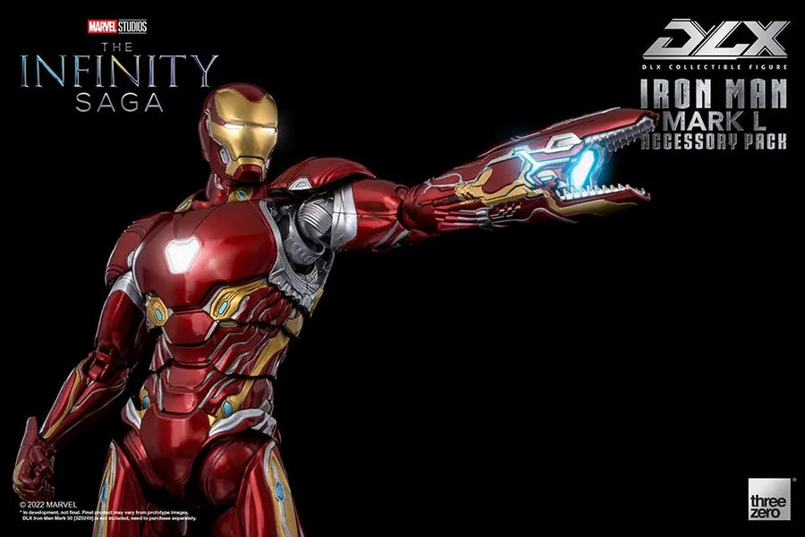 DLX Iron Man Mark 50 Accessory Pack – Threezero – ActionFigure Brasil