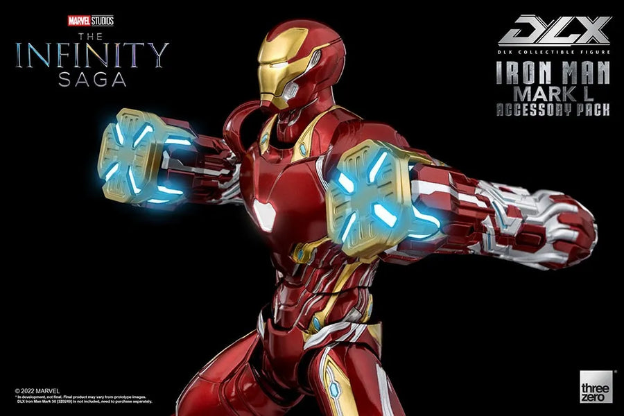 DLX Iron Man Mark 50 Accessory Pack – Threezero – ActionFigure Brasil