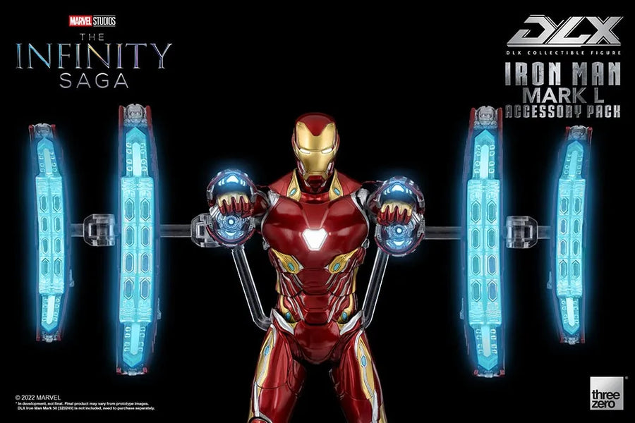 DLX Iron Man Mark 50 Accessory Pack – Threezero – ActionFigure Brasil