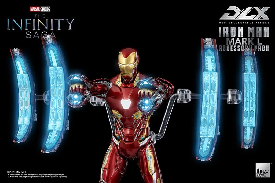 DLX Iron Man Mark 50 Accessory Pack – Threezero – ActionFigure Brasil