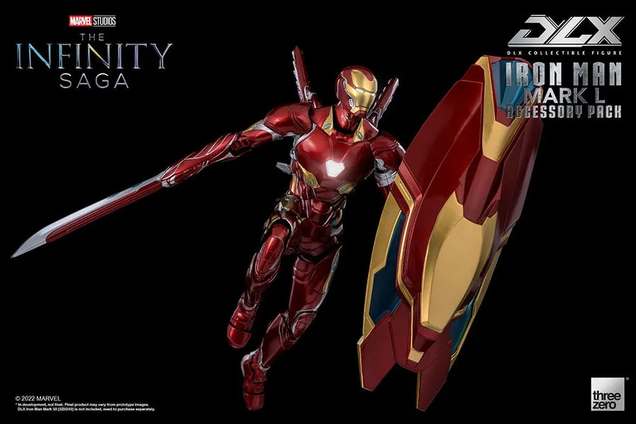 DLX Iron Man Mark 50 Accessory Pack – Threezero – ActionFigure Brasil