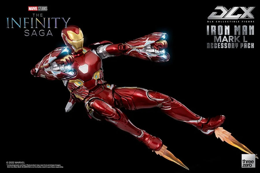 DLX Iron Man Mark 50 Accessory Pack – Threezero – ActionFigure Brasil