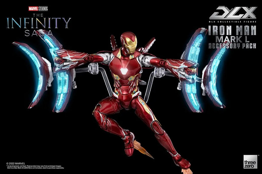 DLX Iron Man Mark 50 Accessory Pack – Threezero – ActionFigure Brasil