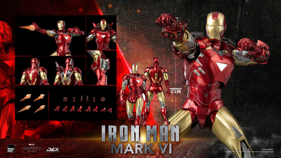 DLX Iron Man Mark 6 – Threezero – ActionFigure Brasil