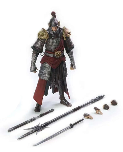 DODOWO×D20studio - DAWN OF KINGDOMS - Chinese Swordsman - Gold - 1/12 (DODOWO)ㅤ – DODOWO – ActionFigureBrasil