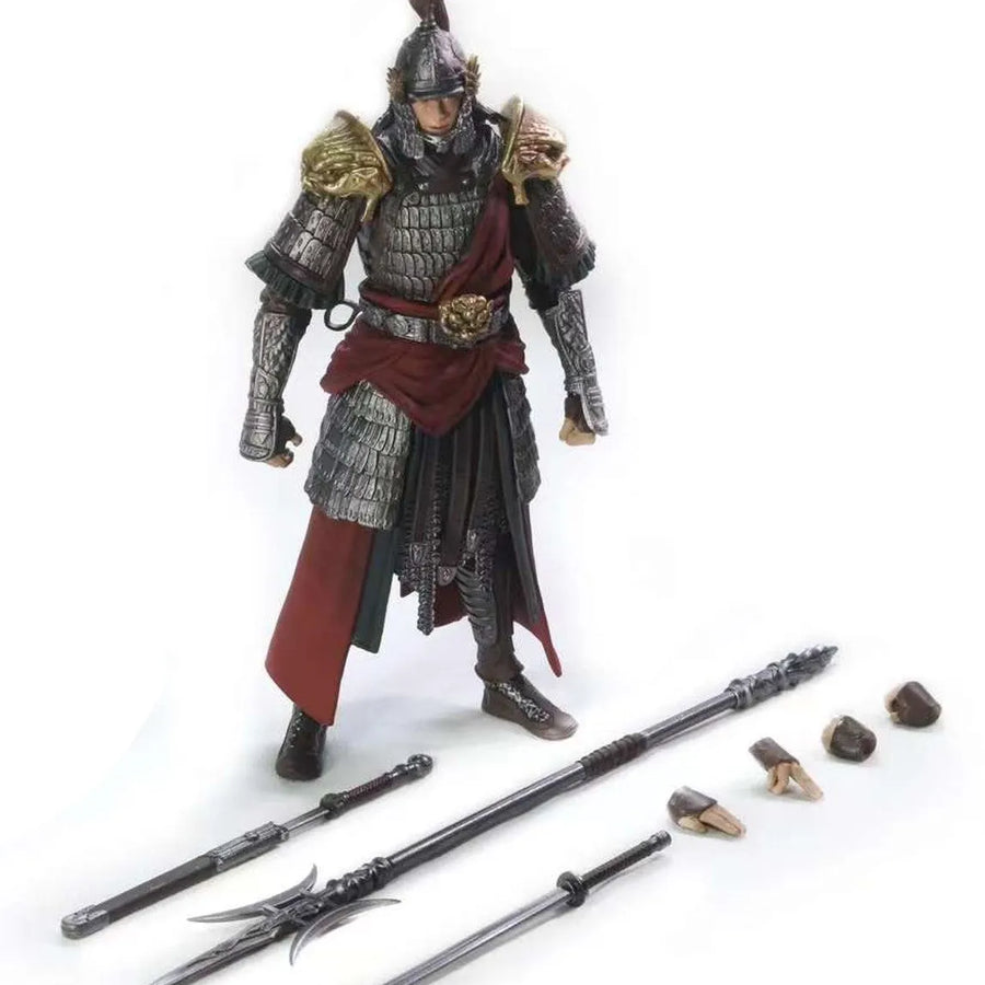 DODOWO×D20studio - DAWN OF KINGDOMS - Chinese Swordsman - Gold - 1/12 (DODOWO)ㅤ – DODOWO – ActionFigureBrasil