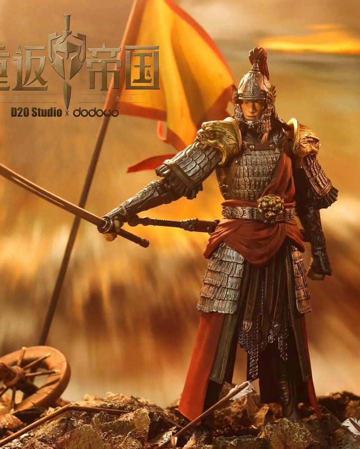 DODOWO×D20studio - DAWN OF KINGDOMS - Chinese Swordsman - Gold - 1/12 (DODOWO)ㅤ – DODOWO – ActionFigureBrasil