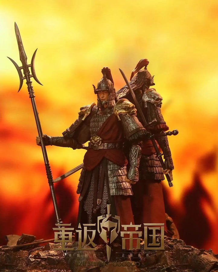 DODOWO×D20studio - DAWN OF KINGDOMS - Chinese Swordsman - Gold - 1/12 (DODOWO)ㅤ – DODOWO – ActionFigureBrasil