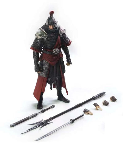 DODOWO×D20studio - DAWN OF KINGDOMS - Chinese Swordsman - Silver - 1/12 (DODOWO)ㅤ – DODOWO – ActionFigureBrasil