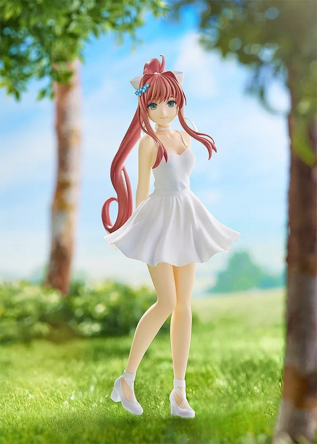 Doki Doki Literature Club! - Monika - Pop Up Parade - White Dress Ver. (Good Smile Company)ㅤ – Good Smile Company – ActionFigureBrasil