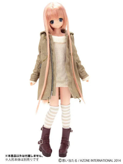 Doll Clothes - Komorebi Mori no Oyofukuya-san - PureNeemo S Size Costume - Mods Coat - 1/6 - Beige (Azone)ㅤ – Azone International – ActionFigureBrasil