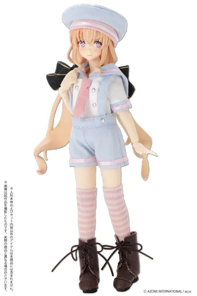 Doll Clothes - Picconeemo Costume - Marine Overall Shorts Set - 1/12 - Pink (Azone)ㅤ – Azone International – ActionFigureBrasil