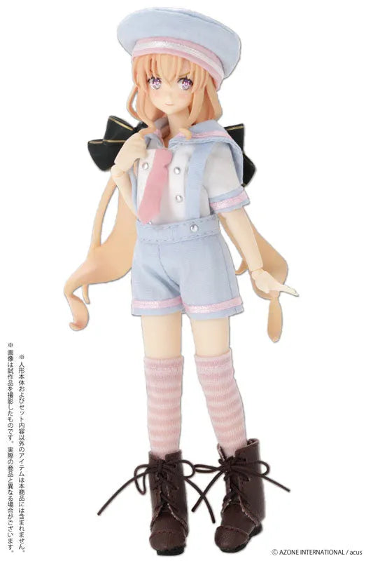 Doll Clothes - Picconeemo Costume - Marine Overall Shorts Set - 1/12 - Pink (Azone)ㅤ – Azone International – ActionFigureBrasil